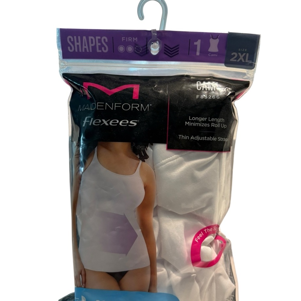 Maidenform Flexees Women's Cool Confort White Shaping Camisole - 2XL